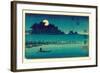 Fukeiga-Utagawa Hiroshige-Framed Giclee Print