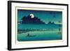 Fukeiga-Utagawa Hiroshige-Framed Giclee Print