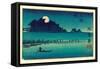 Fukeiga-Utagawa Hiroshige-Framed Stretched Canvas