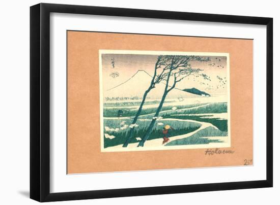 Fukeiga-Katsushika Hokusai-Framed Giclee Print