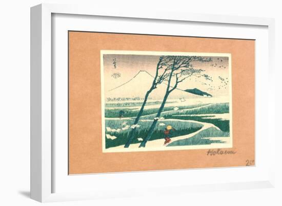 Fukeiga-Katsushika Hokusai-Framed Giclee Print