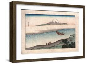 Fukeiga-Katsushika Hokusai-Framed Giclee Print