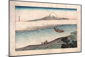 Fukeiga-Katsushika Hokusai-Mounted Giclee Print