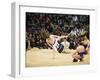 Fukuoka Sumo Competition, Entering the Ring Ceremony, Kyushu Basho, Fukuoka City, Kyushu, Japan-Christian Kober-Framed Photographic Print