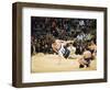 Fukuoka Sumo Competition, Entering the Ring Ceremony, Kyushu Basho, Fukuoka City, Kyushu, Japan-Christian Kober-Framed Photographic Print