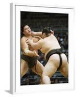 Fukuoka Sumo Competition, Kyushu Basho, Fukuoka City, Kyushu, Japan, Asia-Christian Kober-Framed Photographic Print