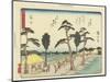 Fukuroi, 1837-1844-Utagawa Hiroshige-Mounted Giclee Print