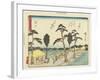 Fukuroi, 1837-1844-Utagawa Hiroshige-Framed Giclee Print