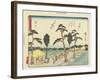 Fukuroi, 1837-1844-Utagawa Hiroshige-Framed Giclee Print