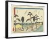 Fukuroi, 1837-1844-Utagawa Hiroshige-Framed Giclee Print