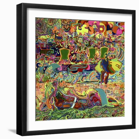 Fukushima Beach Party-Josh Byer-Framed Giclee Print