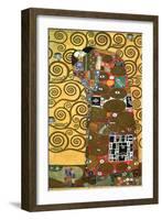 Fulfillment, One of the Kiss Panels, 1909-Gustav Klimt-Framed Giclee Print