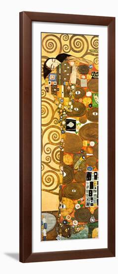 Fulfillment, Stoclet Frieze, c.1909 (detail)-Gustav Klimt-Framed Art Print