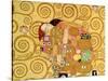 Fulfillment, Stoclet Frieze, c.1909 (detail)-Gustav Klimt-Stretched Canvas