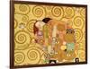 Fulfillment, Stoclet Frieze, c.1909 (detail)-Gustav Klimt-Framed Giclee Print