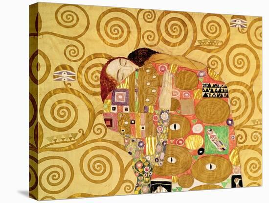 Fulfillment, Stoclet Frieze, c.1909 (detail)-Gustav Klimt-Stretched Canvas