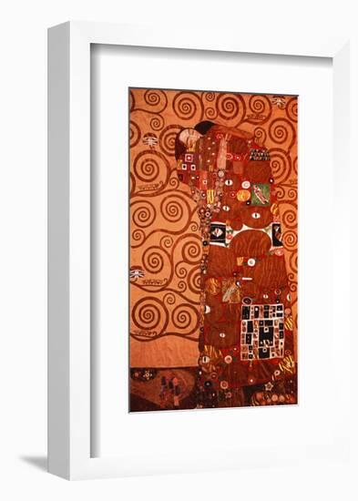 Fulfillment, Stoclet Frieze, c.1909-Gustav Klimt-Framed Art Print