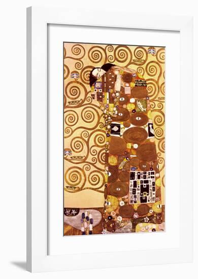 Fulfillment, Stoclet Frieze, c.1909-Gustav Klimt-Framed Art Print