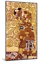 Fulfillment, Stoclet Frieze, c.1909-Gustav Klimt-Mounted Art Print