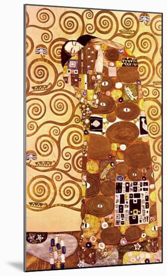 Fulfillment, Stoclet Frieze, c.1909-Gustav Klimt-Mounted Art Print