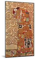 Fulfillment, Stoclet Frieze, c.1909-Gustav Klimt-Mounted Giclee Print