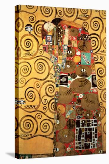 Fulfillment, Stoclet Frieze, c.1909-Gustav Klimt-Stretched Canvas