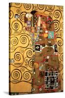 Fulfillment, Stoclet Frieze, c.1909-Gustav Klimt-Stretched Canvas