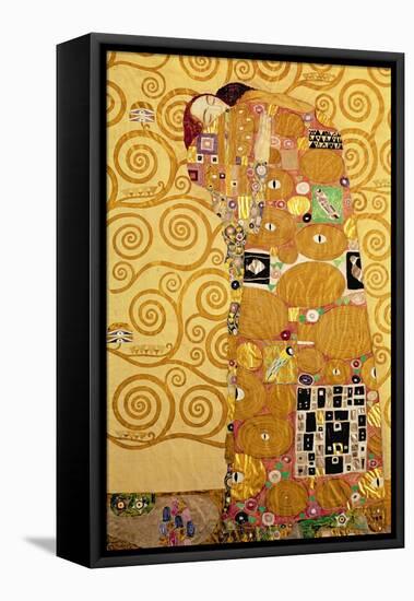 Fulfillment, Stoclet Frieze, c.1909-Gustav Klimt-Framed Stretched Canvas