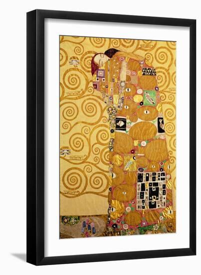 Fulfillment, Stoclet Frieze, c.1909-Gustav Klimt-Framed Giclee Print