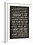 Full 10 Commandments-Jace Grey-Framed Art Print