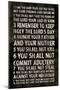 Full 10 Commandments-Jace Grey-Mounted Art Print