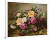 Full Blown Roses-Albert Williams-Framed Giclee Print