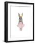 Full Body Ballet Bunny-Leah Straatsma-Framed Art Print