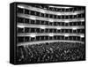 Full Capacity Audience at La Scala Opera House During a Performance Conducted by Antonio Pedrotti-Alfred Eisenstaedt-Framed Stretched Canvas