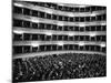 Full Capacity Audience at La Scala Opera House During a Performance Conducted by Antonio Pedrotti-Alfred Eisenstaedt-Mounted Photographic Print