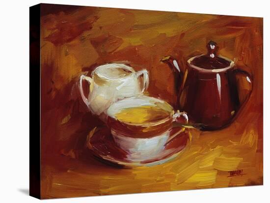 Full Circle (Tea)-Pam Ingalls-Stretched Canvas