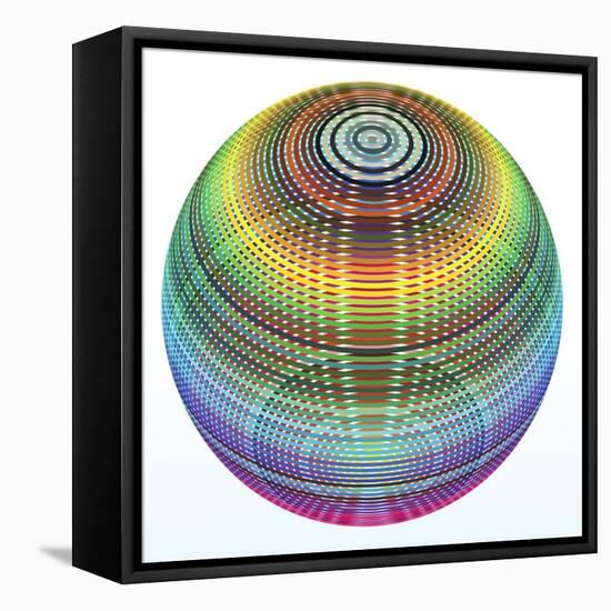 Full Color Spectrum-Sangoiri-Framed Stretched Canvas
