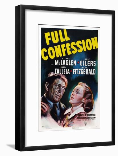 Full Confession-null-Framed Art Print