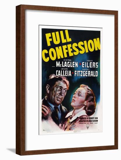 Full Confession-null-Framed Art Print