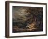 Full Cry - And A Fall', c1790, (1922)-George Morland-Framed Giclee Print