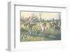 Full Cry through the Homestead-G Wright-Framed Premium Giclee Print