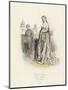 Full Dress Costume of the Reign of Charles V of France-null-Mounted Giclee Print