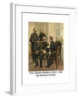 Full Dress General Staff - 1888 - Big Mustaches are Rank-Henry Alexander Ogden-Framed Art Print