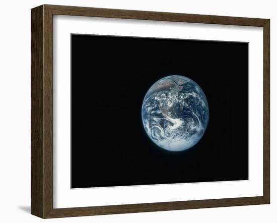 Full Earth as Seen from Space Aboard the Apollo 17-null-Framed Photographic Print