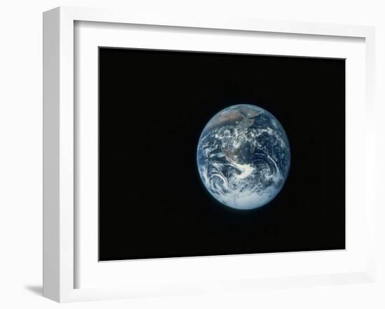 Full Earth as Seen from Space Aboard the Apollo 17-null-Framed Photographic Print