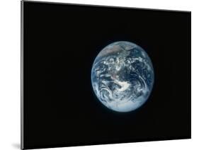 Full Earth as Seen from Space Aboard the Apollo 17-null-Mounted Photographic Print