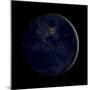 Full Earth at Night Showing City Lights of the Americas-Stocktrek Images-Mounted Photographic Print