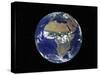 Full Earth Showing Africa And Europe During the Day-Stocktrek Images-Stretched Canvas