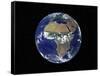 Full Earth Showing Africa, Europe During Day, 2001-08-07-Stocktrek Images-Framed Stretched Canvas