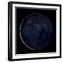 Full Earth Showing City Lights of Africa, Europe, And the Middle East-Stocktrek Images-Framed Photographic Print